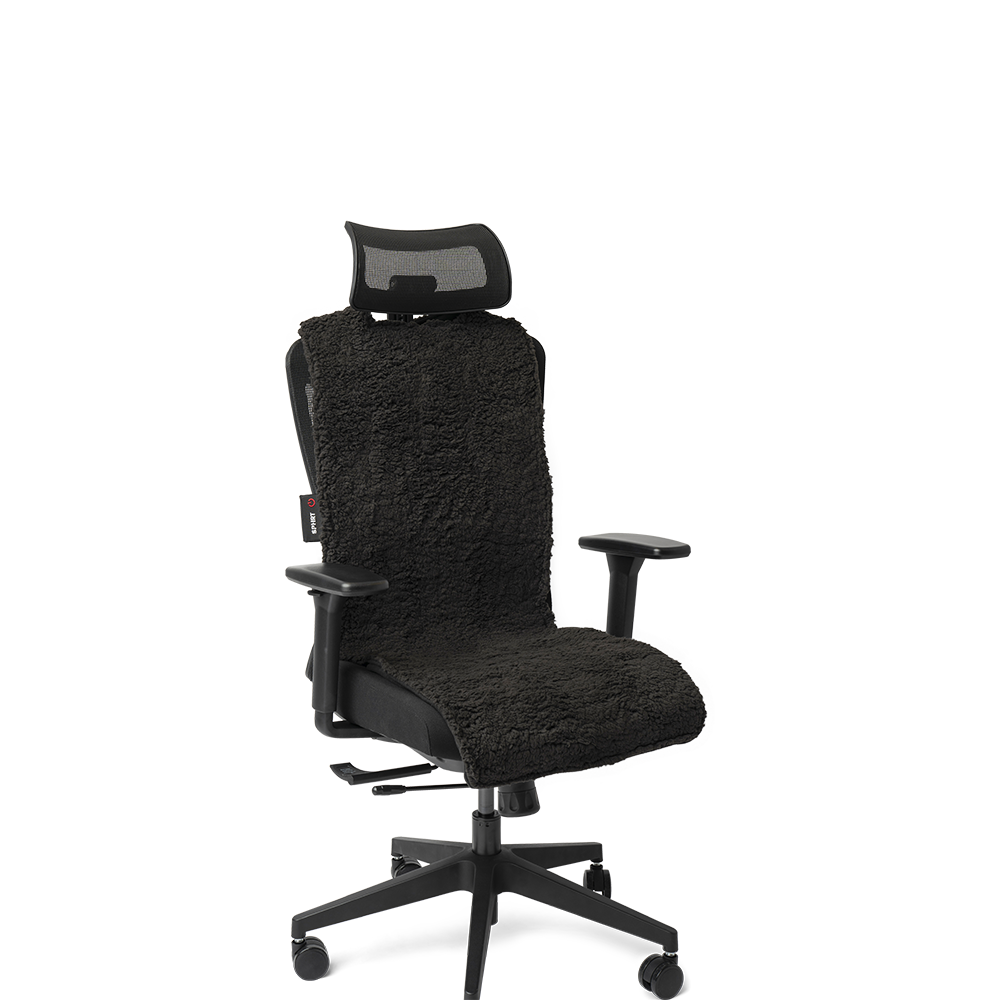 SPHRT Teddy Zwart XL 135x45 | Hoofdsteun design