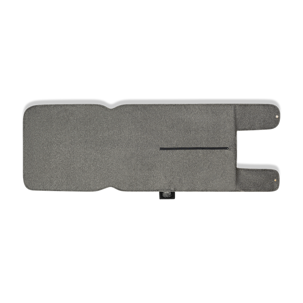 SPHRT Teddy grijs/wit XL 135x45 | Hoofdsteun design